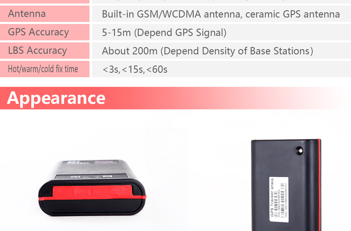 3G GPS Tracker GPT06-3G