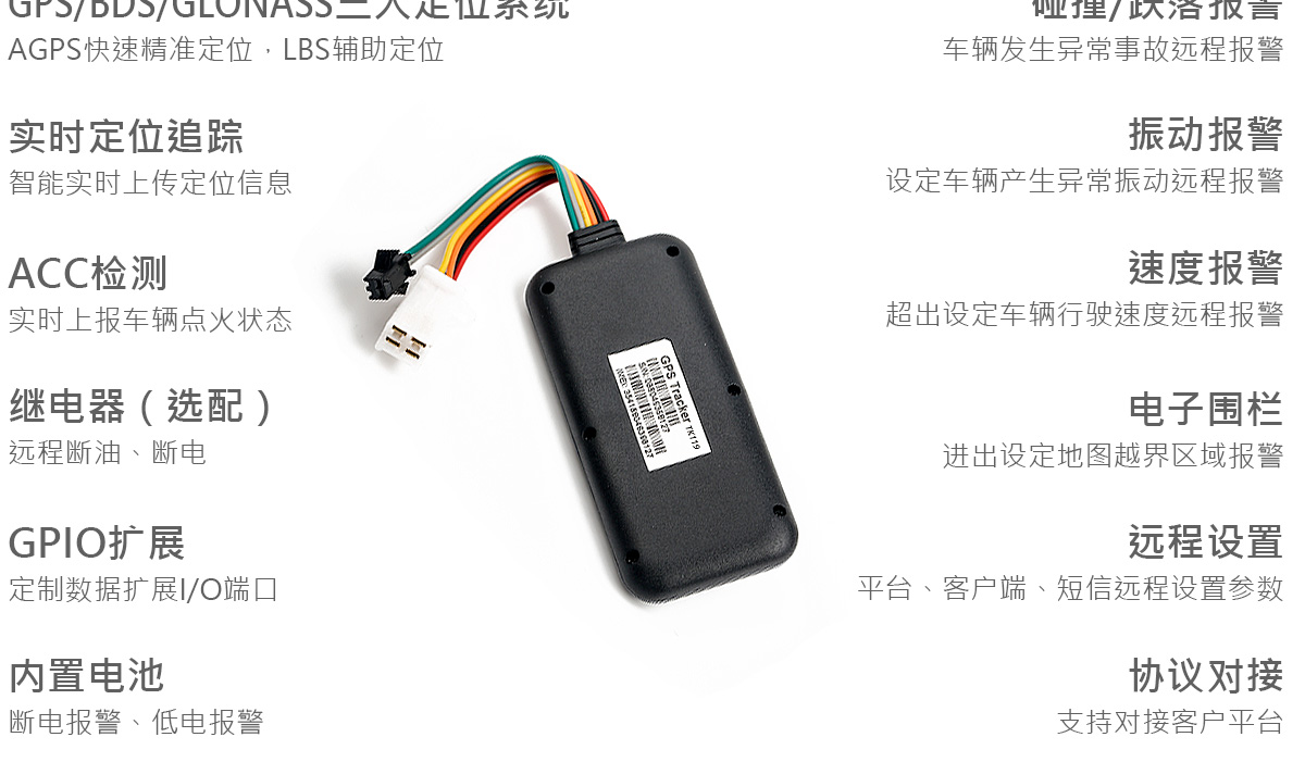 车载GPS定位终端TK119