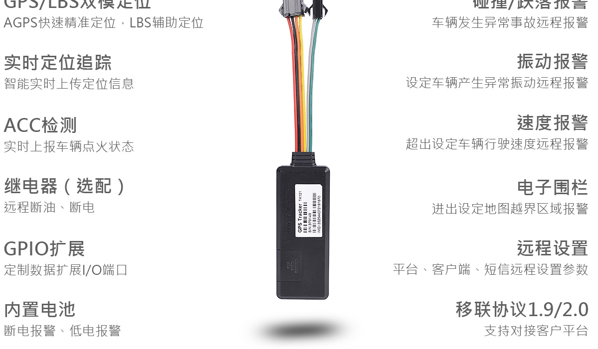 车载GPS定位终端TK121