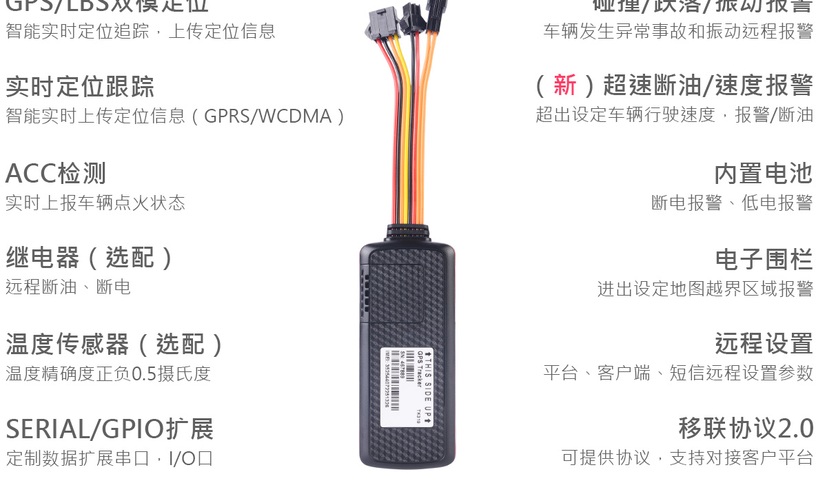 3G车载GPS定位器TK319-H