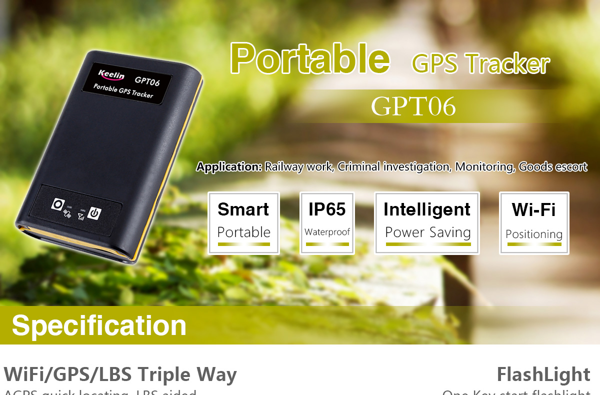 Portable GPS Tracker GPT06